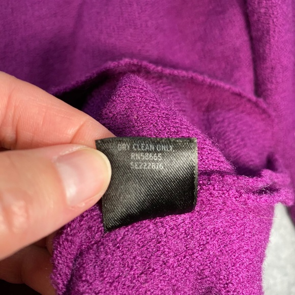 Semantiks Size S Merino Wool Jacket Floral Applique Button Front - Picture 8 of 9